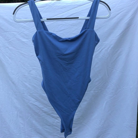 Kookai Tops Kookai Bodysuit Light Denim Blue Color Poshmark